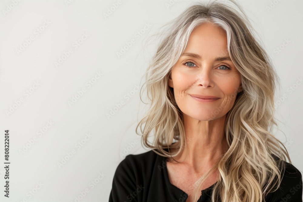 Ageless Beauty: Skincare Commercial Model with Radiant Skin Ageless Beauty: Skincare Commercial Model with Radiant Skin