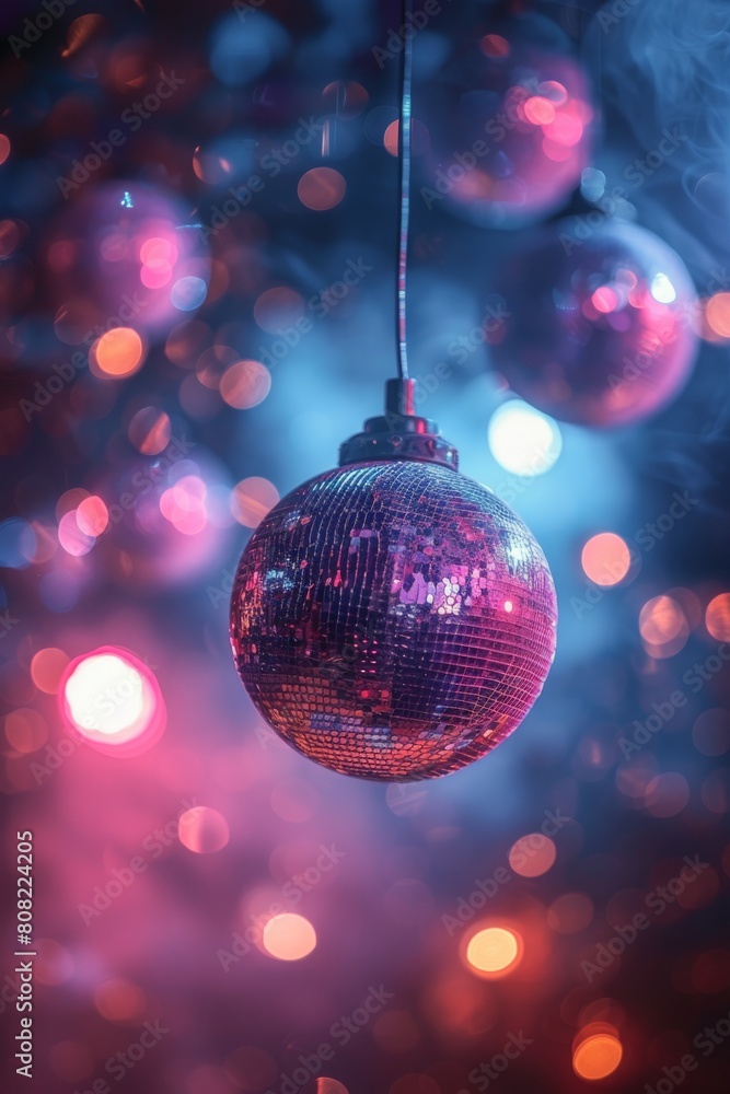 Fototapeta premium Disco Ball Floating on Water