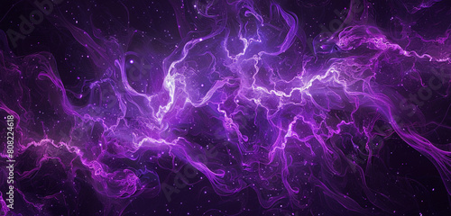 Violet cosmic abstract structure ideal for thematic scientific presentations photo