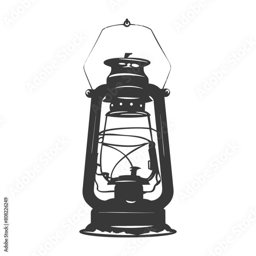 Silhouette Vintage lantern pendant lamp industrial style black color only