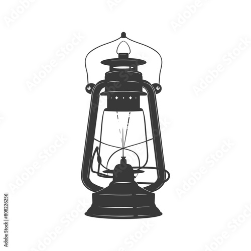 Silhouette Vintage lantern pendant lamp industrial style black color only