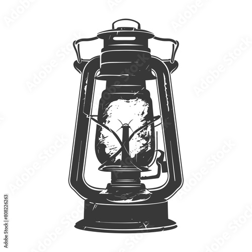 Silhouette Vintage lantern pendant lamp industrial style black color only