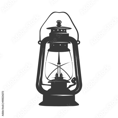 Silhouette Vintage lantern pendant lamp industrial style black color only