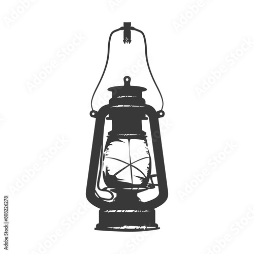 Silhouette Vintage lantern pendant lamp industrial style black color only