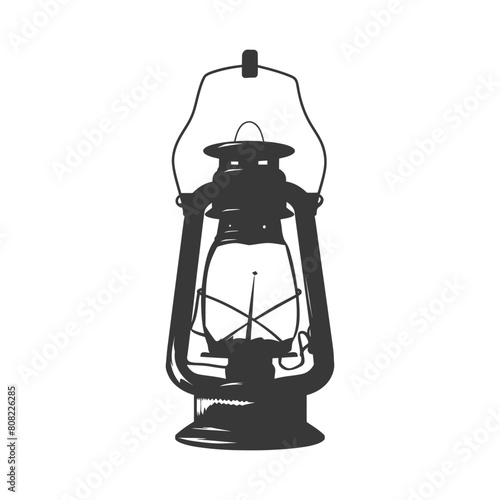 Silhouette Vintage lantern pendant lamp industrial style black color only