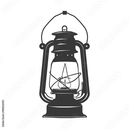Silhouette Vintage lantern pendant lamp industrial style black color only