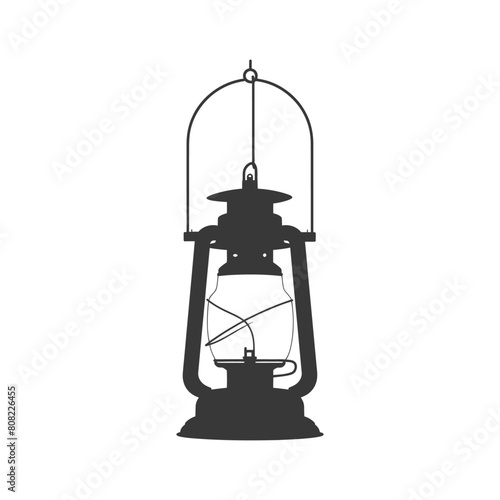 Silhouette Vintage lantern pendant lamp industrial style black color only