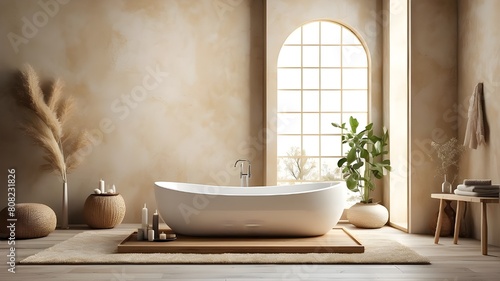 interior of a bathroom with a shower