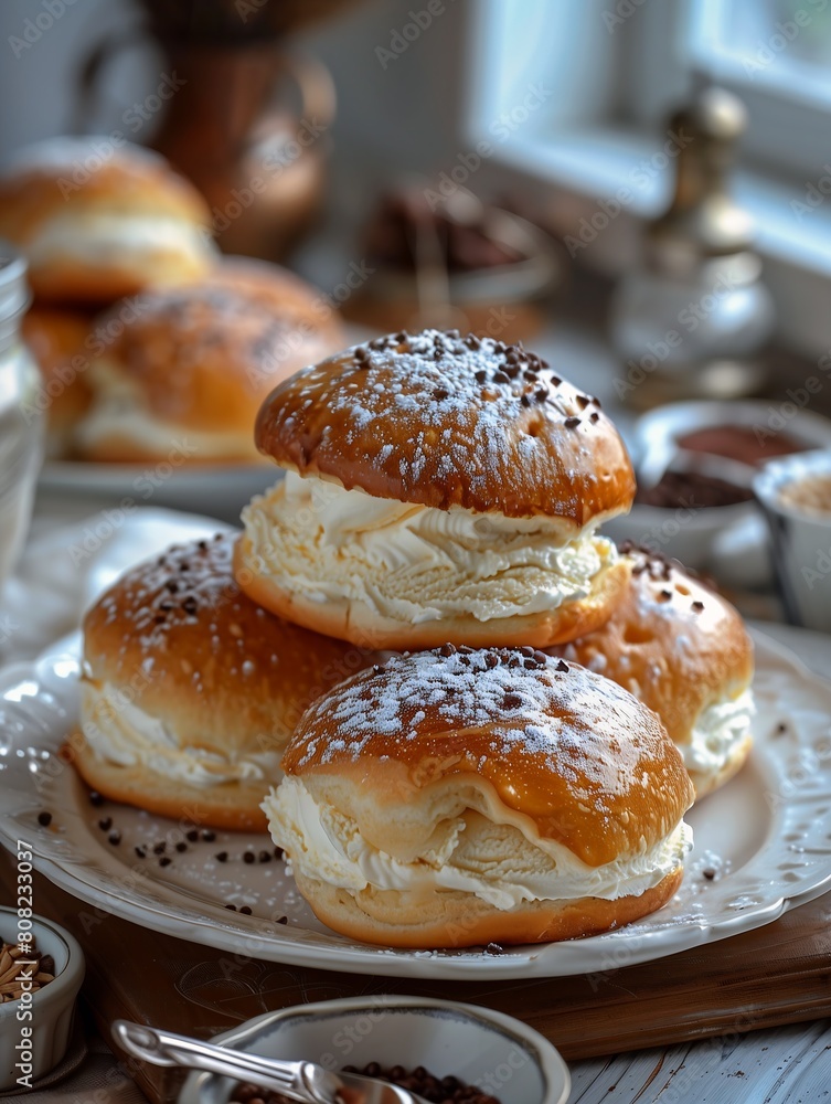 three pastries plate powdered sugar nordic crown valhalla horns head voluptuous sesame seed bun under cheek mozzarella everywhere soft reflections plump good morning three pastries plate powdered sugar nordic crown valhalla horns head voluptuous sesame seed bun under cheek mozzarella everywhere soft reflections plump good morning