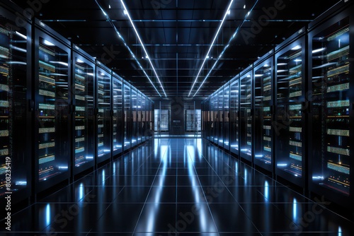servers in a data center © BALLERY ART