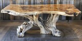 Repurposed Materials Used for Crafting Table Base. Concept DIY, Crafting, Eco-Friendly, Repurposed Materials, Table Base