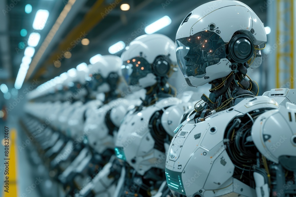 Automated Excellence: Hyper-Realistic Robotic Assembly Lines Automated Excellence: Hyper-Realistic Robotic Assembly Lines