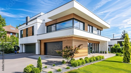 House design  white minimalist house