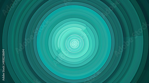 Modern abstract wallpaper with radial gradient in shades of teal aqua graphic illustration