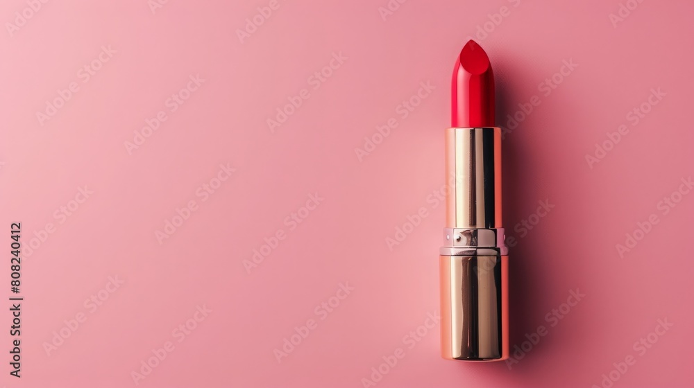Red lipstick. Make your lips more charming. Red lipstick. Make your lips more charming.
