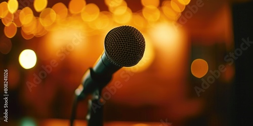 Conference Elegance  Microphone in Focus