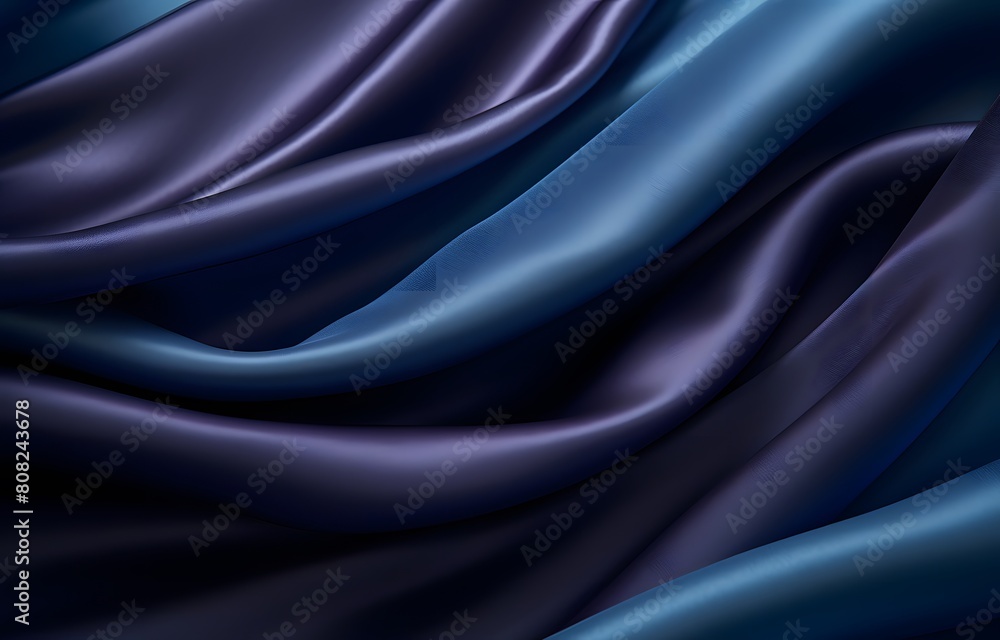 A blue silk with a purple background
A blue silk with a purple background