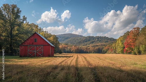 Enchanting beauty of the Blue Ridge Mountains in Virginia