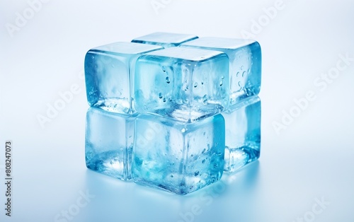 Ice Cube with a See-Through Background