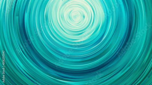 Vibrant abstract pattern with radial gradient in shades of turquoise blue