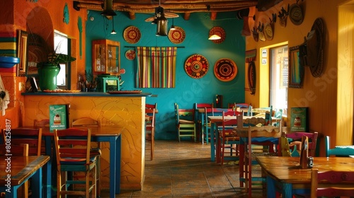 Colorful Mexican-Style Outdoor Fiesta Patio  