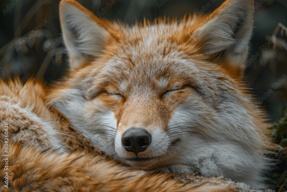 Fototapeta premium An animal with a highly advanced form of hibernation that allows it to survive long periods of travel between stars,