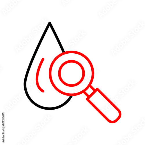 Hematology  Vector Line Two Color Icon