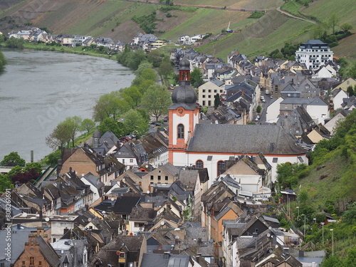 Obraz na płótnie Zell - Stadt an der Mosel in Rheinland-Pfalz w salonie