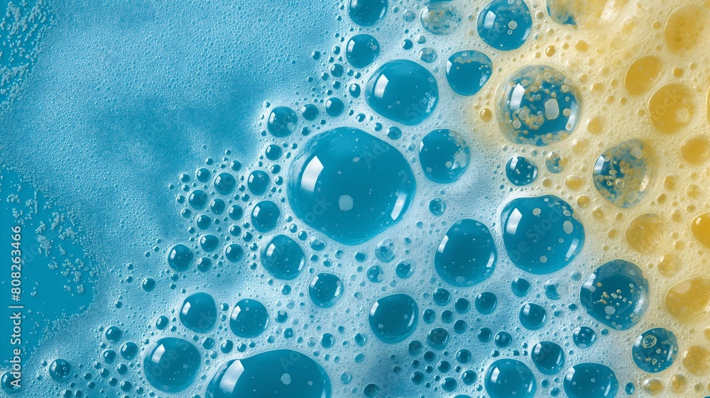 Background with macro bubble texture. Cleaning and laundry service concept. Abstract white soap foam texture. Background with macro bubble texture. Cleaning and laundry service concept. Abstract white soap foam texture.