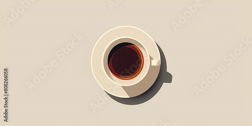 a cup of coffee, a poster background image of a coffee cup, coffee beans