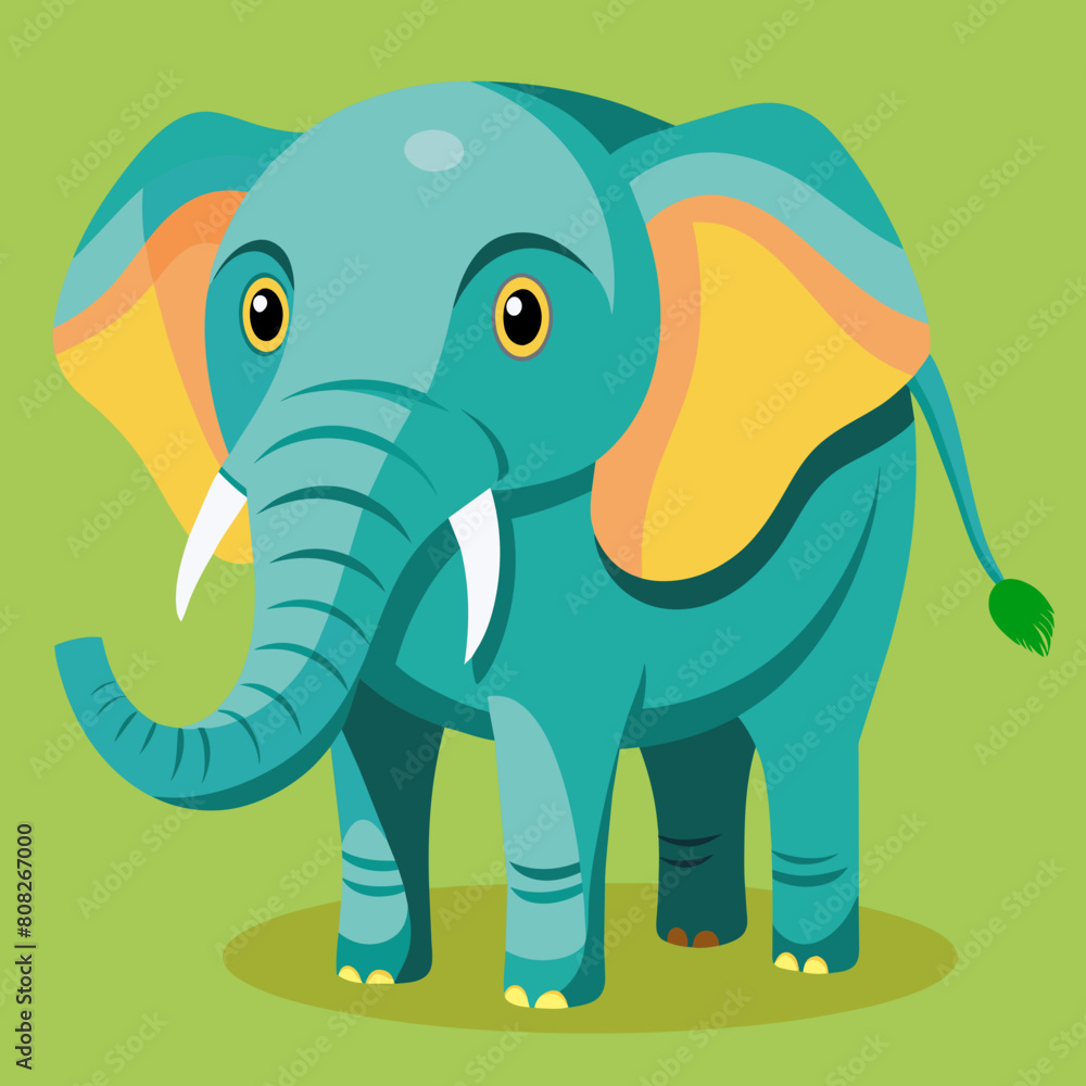 A animal-elephant logo icons vector illustration A animal-elephant logo icons vector illustration