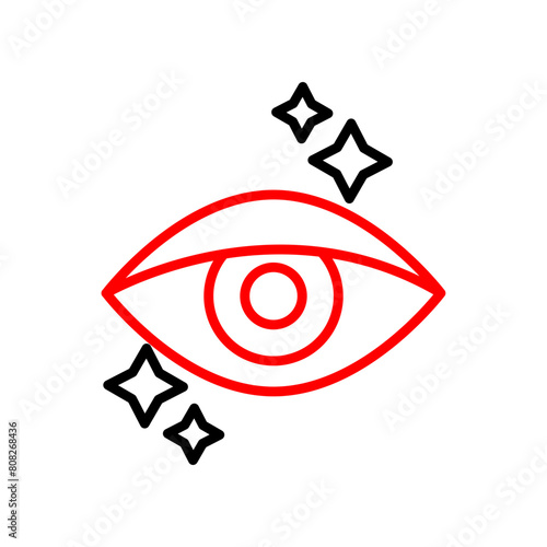 Ophthalmologist  Vector Line Two Color Icon