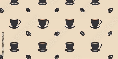 a cup of coffee, a poster background image of a coffee cup, coffee beans