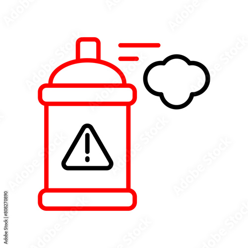 Aerosol  Vector Line Two Color Icon