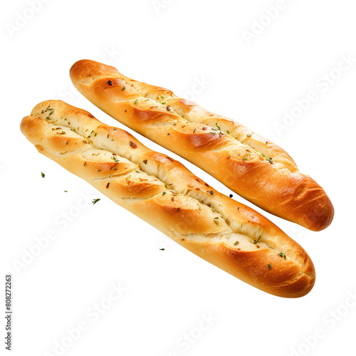 hot dog bun on transparent background, clipping path, png, 