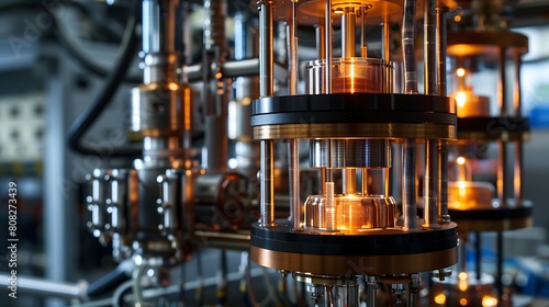 Marvel at the elegance of a quantum computing lab, where qubits dance with quantum entanglement, unlocking the computational power to solve problems once thought impossible. © MuhammadAli