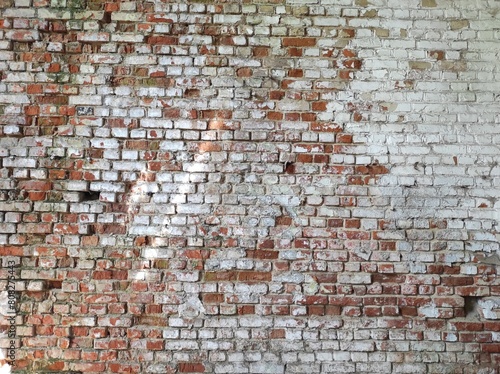 Photo of brick wall texture. Texture of old brick