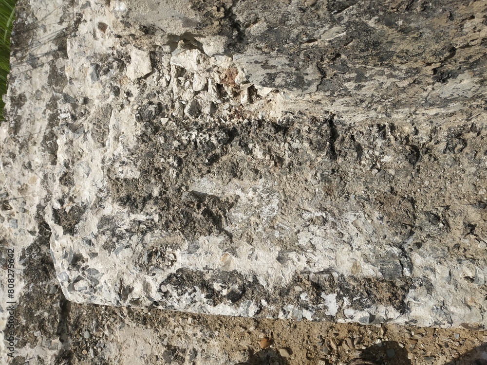 Fototapeta premium Gray concrete texture. Gray texture background and blank