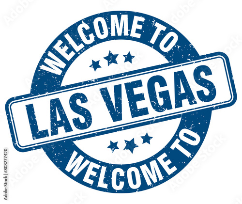 Welcome to Las Vegas stamp. Las Vegas round sign