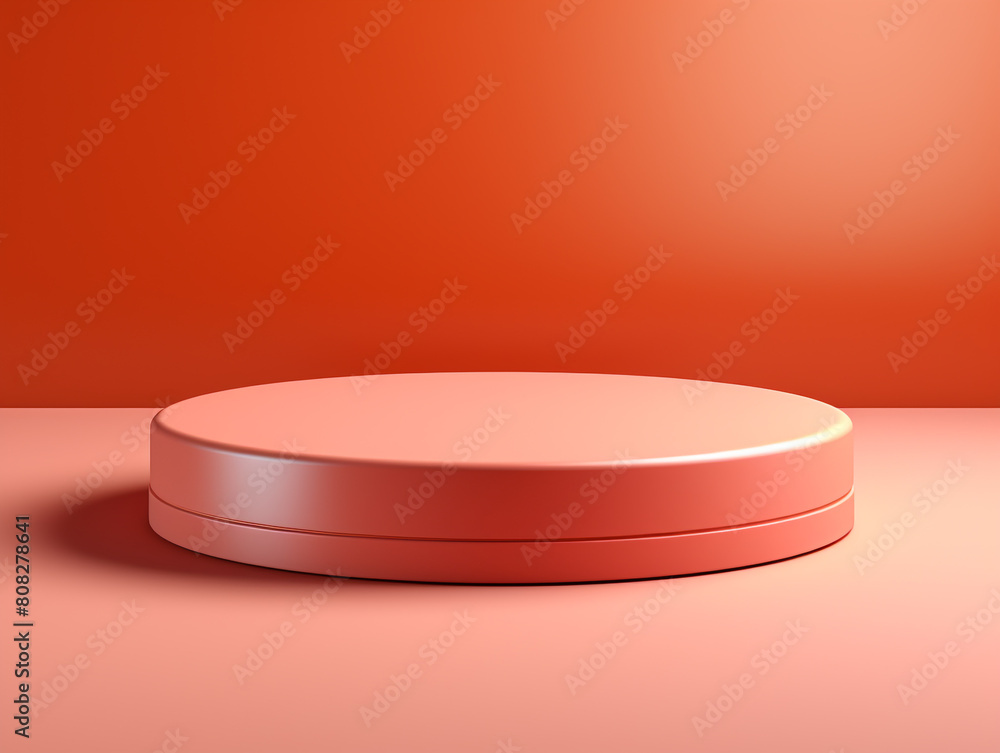 3D Bright Coral Podium on Light Bright Coral Background: Minimalistic Design in High-Resolution Photography
3D Bright Coral Podium on Light Bright Coral Background: Minimalistic Design in High-Resolution Photography