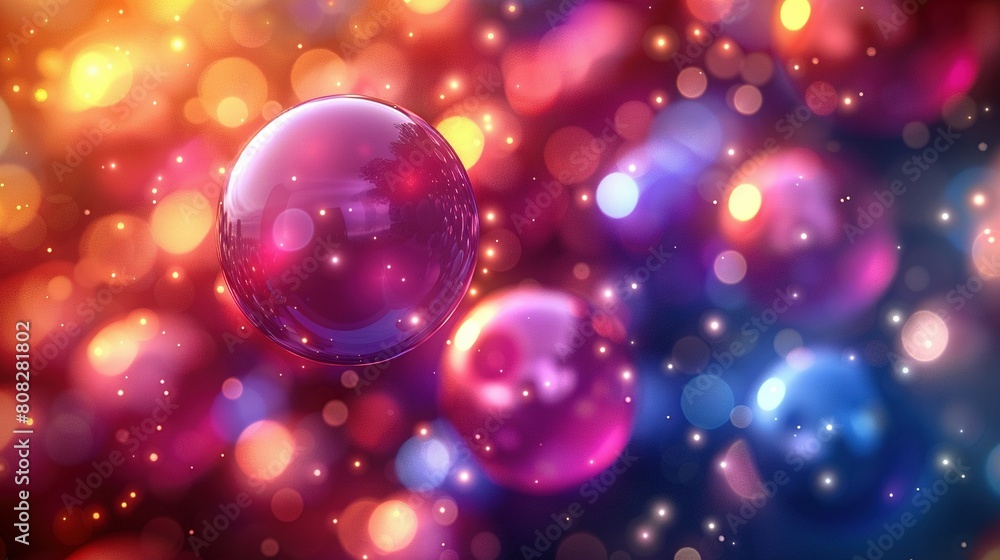 A blurry background with many airborne bubbles in a group A blurry background with many airborne bubbles in a group