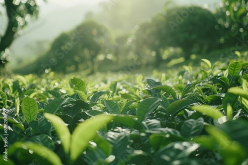 Experience the serenity of an organic tea garden