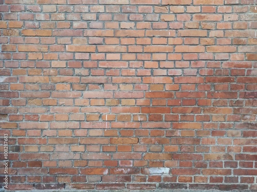 Photo of brick wall texture. Texture of old brick