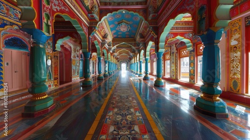 Inside view of Shrine complex of Bodla Bahar