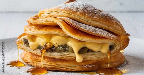 traditional Greek bougatsa - 1 photo