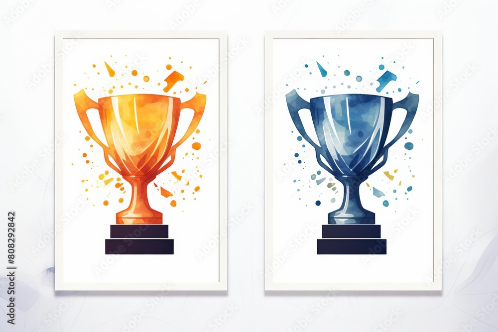 The champions cup water color The champions cup water color