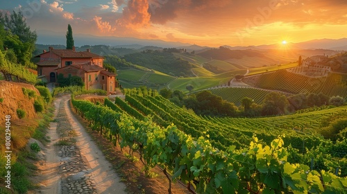 Cycling through picturesque vineyards in Tuscany, leisure and lifestyle travel, YouTube thumbnail photo