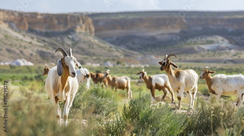 Boer Goat Breed in the WildTunisia photo