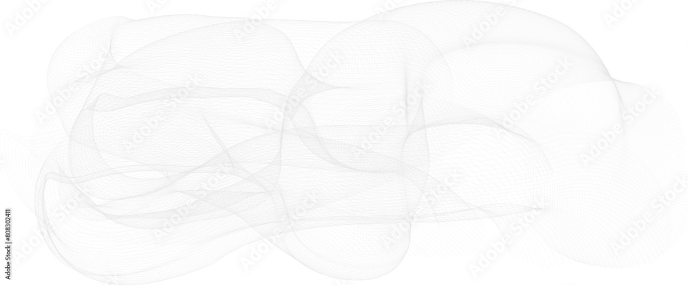 Gray abstract digital particle wave, futuristic linear wave and spiral. Background technology fantastic figure made of thin lines. Gray abstract digital particle wave, futuristic linear wave and spiral. Background technology fantastic figure made of thin lines.