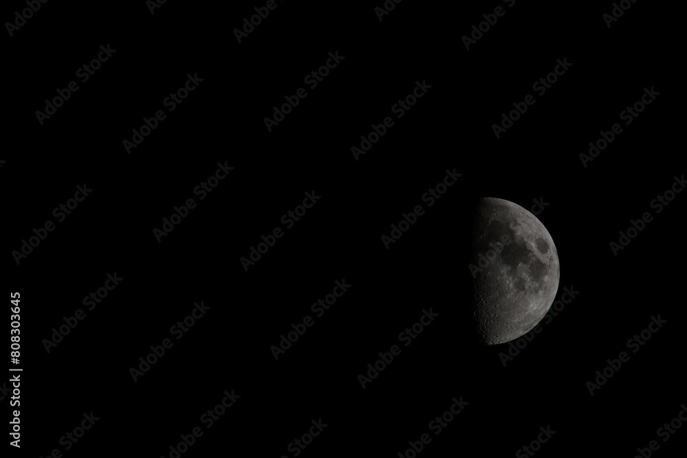 Obraz premium Moon in the night sky